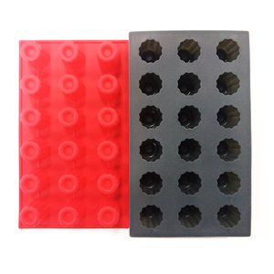 Machine à glaçons 18 cavités, fournisseur d'usine, plateau à glace en Silicone de qualité alimentaire amovible et réutilisable, moule à glace - Product Image 3