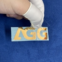 Autocollant de transfert de logo métallique 3D personnalisé étiquette d'emballage en relief nickel or et argent autocollant de marque d'impression en métal