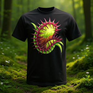 Camiseta Venus Flytrap para niños, diseño colorido, camiseta gráfica inspirada en la naturaleza - Product Image 3