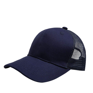 Custom Two Color Oxford Mesh Back Trucker Hat Embroidery Logo Baseball Cap Low MOQ Breathable Waterproof Sunscreen Fashionable - Product Image 4