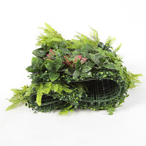 Prix usine 50x100cm plantes artificielles en plastique jungle tropicale Style verdure toile de fond avec faux <span class=keywords><strong>mur</strong></span> de plantes à suspendre - Product Image 5