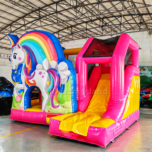 Parque infantil de unicornio <span class=keywords><strong>para</strong></span> niñas, castillo hinchable, <span class=keywords><strong>casa</strong></span> de rebote <span class=keywords><strong>para</strong></span> saltar, combos <span class=keywords><strong>para</strong></span> <span class=keywords><strong>alquiler</strong></span> - Product Image 1