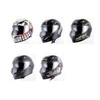 Casque de moto de course professionnelle, visage complet, pour adultes, vtt