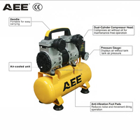 Compresor De Aire Para Tire Inflator Industrial Ac Power 1.1kw Motor Ride Pressure Maquina Oil Free Air Compressor