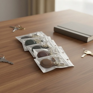 Boshiho Leather Key <b>Ring</b> Cases for Protective Cover Portable Handmade Genuine Leather Air Tag Holder with <b>Keyring</b> Protective - Product Image 6