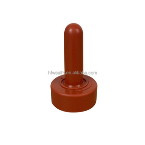 Tétines de bouteille de lait d'alimentation de bétail <span class=keywords><strong>en</strong></span> <span class=keywords><strong>caoutchouc</strong></span> rouge Nature de haute qualité pour agneau de veau - Product Image 1