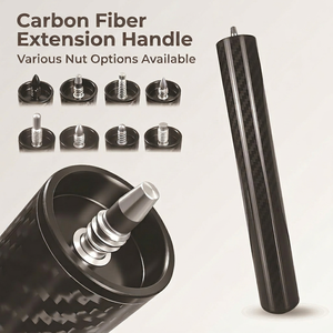 Prolunga per Stecca da Biliardo in Fibra <span class=keywords><strong>di</strong></span> Carbonio per Predator, <span class=keywords><strong>Peri</strong></span>, FURY, CUETEC, TARIK, UNIVERSAL - Product Image 1
