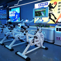 2024 nuevos juegos de deportes al aire libre VR AR Simulador de ciclismo interactivo dinámico bicicleta estática bicicleta proyector de vídeo