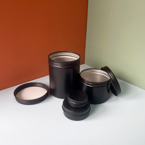 Boîte de conserve en aluminium à bouchon vissé de 20g Boîte à thé en métal blanc Lire pour expédier 20ml-aluminium-étain - Product Image 1