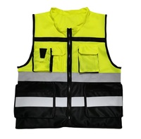 Gilet de sécurité réfléchissant haute visibilité garde de sécurité routière bon marché système Molle pour motos autres activités