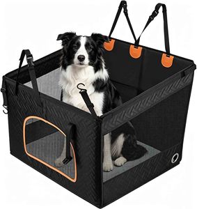 Asiento plegable para perros, cojín elevador para mascotas, protector de asiento de coche para cachorros, extensor de asiento de coche para perros grandes y medianos - Product Image 1