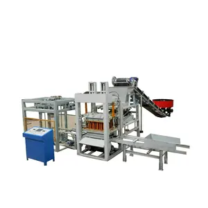 QTWJ4-15 ligne de production automatique hydraulique de machine de fabrication de briques de ciment fabriquée en Chine