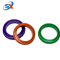 Joint d'étanchéité NBR EPDM résistant aux produits chimiques 2'' 3'' 4'' LIP SEAL FIG 1502 2202 HAMMER UNION Buna avec laiton API 6A Joint d'étanchéité pour raccord marteau