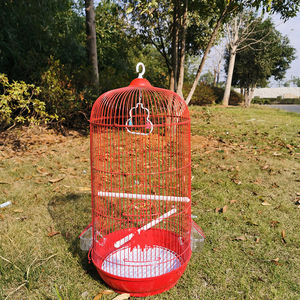 Demir malzeme portege sıcak satış büyük yuvarlak kuş kafesi - Product Image 1