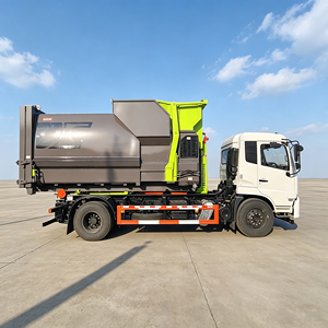 รถบรรทุกตักขยะไฮดรอลิก Dongfeng Kinland 16T พร้อมสถานีบดอัดขยะเคลื่อนที่สำหรับการขนส่งขยะในเขตเทศบาล - Product Image 5