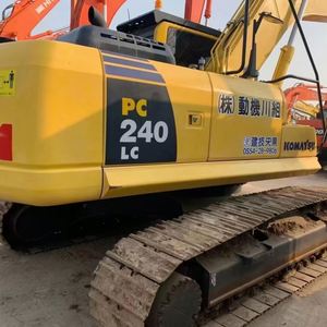 Excavatrice sur chenilles Komatsu PC240 d'occasion certifiée, 24 tonnes, avec godet d'origine, certifiée CE, moteur et pompe hydraulique inclus, à vendre - Product Image 1