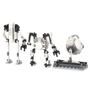 MOC1663 157 pz portale 2 Robot regali Mini Diy blocchi di costruzione set educativi per bambini - Product Image 4