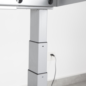 Ergonomic máy tính bảng nội thất văn phòng Chiều cao bàn có thể điều chỉnh bàn màu xám bàn khung đứng bàn duy nhất động cơ kép - Product Image 6