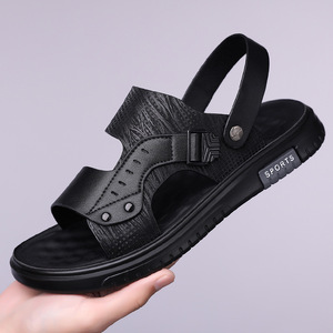 Sandales pour hommes, tongs décontractées d'été, nouvelle version coréenne, sandales décontractées à double usage pour hommes - Product Image 6