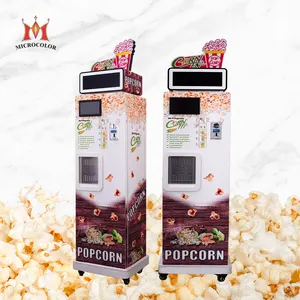 Mesin Popcorn otomatis Mini operasi koin komersial mesin penjual Popcorn kualitas tinggi