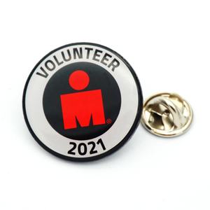 Insignia de Pin recubierta de cúpula de epoxi para eventos personalizados sin mínimo, logotipo de diseñador redondo personalizado, insignias de Iglesia Adventista del <span class=keywords><strong>Séptimo</strong></span> Día de Metal - Product Image 2