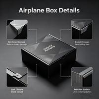 Boîte d'emballage cosmétique personnalisée en carton ondulé épais, imprimée sur mesure, pour expédition et envoi par avion