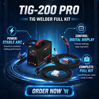 YEESTECH 220A Poste à souder TIG 5-en-1, double tension 110V/220V, DC TIG/PULSE/HF, démarrage automatique, interface pédale de gaz