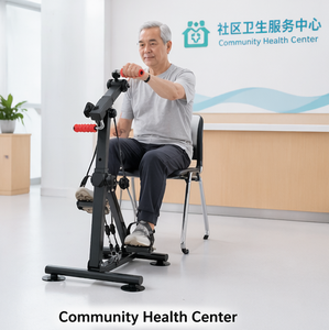 Vélo d'<span class=keywords><strong>exercice</strong></span> à pédales BNcompany en acier pour la maison, entraîneur de bras et de jambes, durable, compact, pour la rééducation et le fitness des seniors, <span class=keywords><strong>exercice</strong></span> en intérieur - Product Image 1