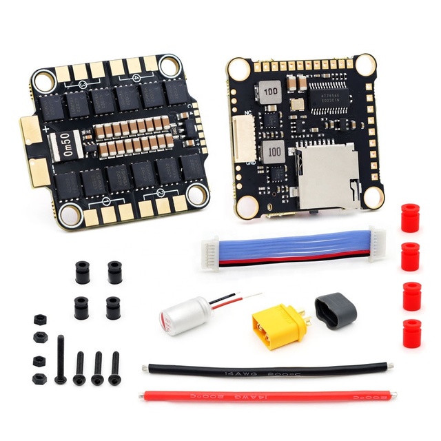 Premium F405 V3 2S-8S Flight Controller Stack with 50A-100A 4-in-1 ESC, Plastic Shell for FPV Racing & Freestyle Drones