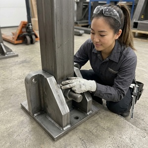 Support de montage industriel robuste en acier structurel usiné CNC - Product Image 3