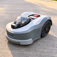 Robot tondeuse entièrement automatique et pliable avec reconnaissance IA et commande par application pour les jardins de villas américaines