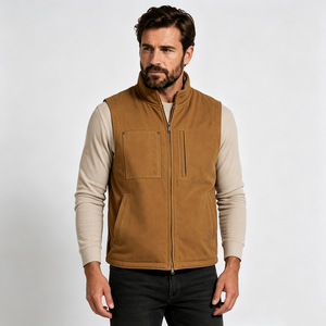 <span class=keywords><strong>Gilet</strong></span> de travail en toile pour homme, personnalisable avec logo, en coton matelassé, sans manches, style bomber, vente en gros d'usine, <span class=keywords><strong>gilet</strong></span> utilitaire d'extérieur - Product Image 3