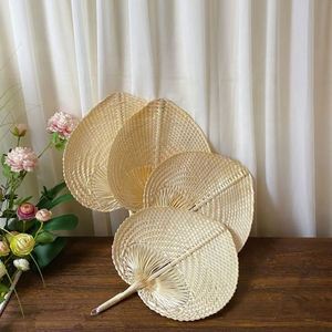 Home Decoration <b>Bamboo</b> Hand Fan Long Handle Natural Heart Uchiwa <b>Bamboo</b> Paddle Fan Summer Hand Fan - Product Image 3