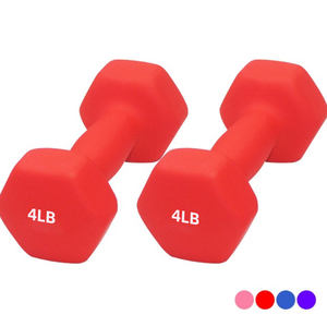 Haltères ChaHang Fitness en vinyle, équipement de musculation, entraînement sportif, haltères en fonte antidérapants en néoprène pour femmes, haltères de sport ChaHang Fitness - Product Image 5