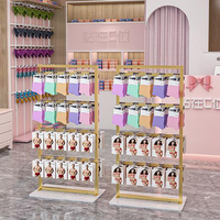 Magasin de détail en métal plage tongs magasin chaussures présentoir chaussettes présentoir support