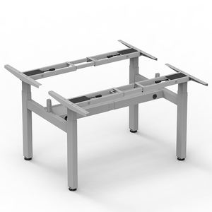 4AF2 4 стойка для офисной станции, рама для рабочего стола, регулируемый по высоте 2 человека, стол для электрического рабочего места - Product Image 4