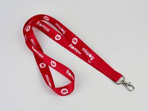 Cheap Promotional Gift Sublimated Printing <b>Polyester</b> <b>Lanyard</b> Custom Logo Metal or Plastic Hook&Buckle Satin <b>Lanyards</b> - Product Image 4