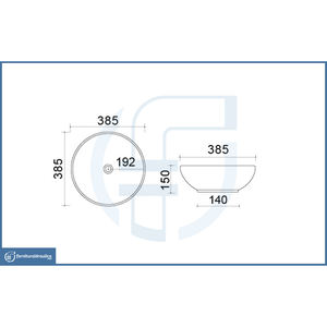 Lavabo Ovalado Moderno para Comedor y Hotel, Lavabo de Resina Blanca Mate para Lavado de Manos y Aplicaciones Sanitarias - Product Image 2