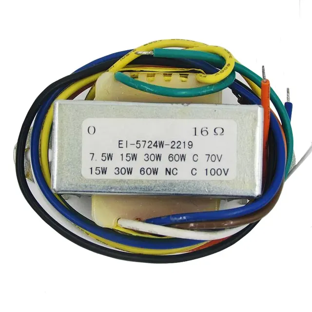 70V 100V Line Matching Transformer 4ohm 6ohm 8ohm 16ohm 5W 10W 15W 20W 25W 30W Amplifier Audio Transformer