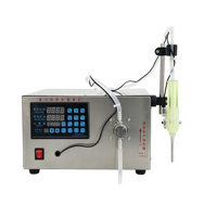 Machines de remplissage semi-automatiques à pompe magnétique de haute précision (±0,5%) pour liquides (lait, sauce soja, miel, savon liquide)