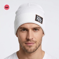 Bonnet tricoté réversible brodé automne/hiver de haute qualité pour hommes et femmes, motif camouflage à pois, idéal pour la plage et les affaires