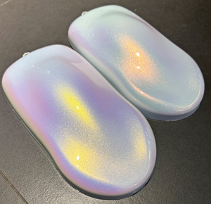 Bột màu sắc cầu vồng siêu biến đổi màu sắc Chrome Holographic Aurora <span class=keywords><strong>White</strong></span>, bột màu sơn xe đổi màu - Product Image 1