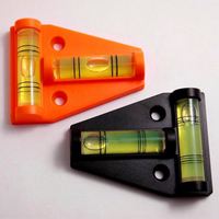 Niveau à bulle triangulaire REALMAX, niveau à bulle à double sens en forme de T, niveau à bulle de vérification croisée, caravane, camping-car, remorque, camping-car, machines, bateau