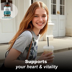 OEM Omega-3 Balık Yağı Yumuşak Jel Kapsülleri (EPA 120MG DHA 180MG)-Enerji Kalp Sağlığı Yetişkin Takviyesi 2 Yumuşak Jel Kapsül İçilen Meşrubatın İçerdiği Bir Şekilde Bir Servis İçerir - Product Image 6