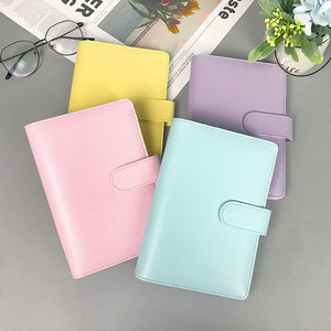 Waterproof Cash Budget Envelopes System A6 Budget Binder 6 Ring Binder Custom Office Supplies Notebook With Buckle Planner Cover