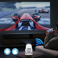 Mini projecteur sans fil portable HY300 à définition claire, populaire en 2026, pour home cinéma et écran de projection