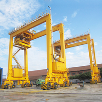 Grue à portique pour manutention de conteneurs en caoutchouc RTG, conteneur portuaire, 35 tonnes, 40 tonnes, 50 tonnes, prix