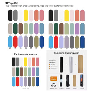 Tapis de <span class=keywords><strong>yoga</strong></span> écologique antidérapant 4 mm en PU, tapis de <span class=keywords><strong>yoga</strong></span> imprimé en caoutchouc naturel 4 mm en PU - Product Image 6