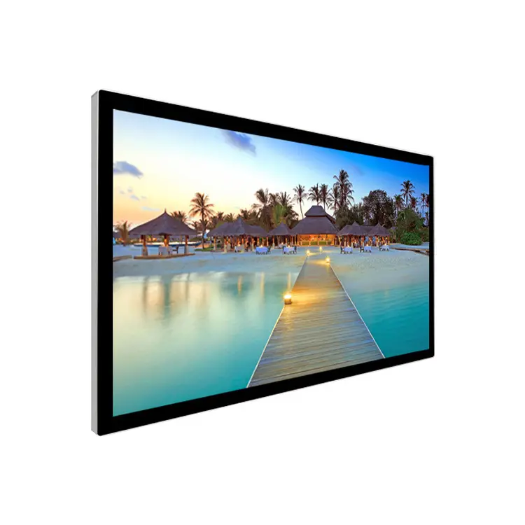 75 inch 86 inch màn hình treo trần Wall Mount LCD 4K kỹ thuật số biển cho quảng cáo