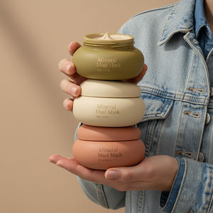 Vasetti Cosmetici in Plastica PET Opaca a Doppia Parete da 100g con Logo Personalizzato, Forma a Berretto con Coperchio, per Burro Corpo, Scrub, Maschera <span class=keywords><strong>Viso</strong></span>, <span class=keywords><strong>Crema</strong></span> <span class=keywords><strong>Viso</strong></span> - Product Image 2